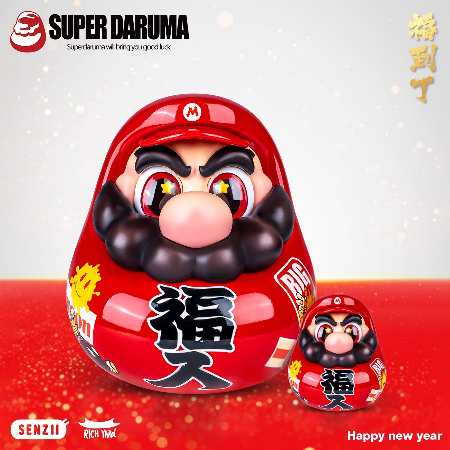 【現貨】SENZII千記商行×超级达摩SuperDaruma 超级达摩《福入》