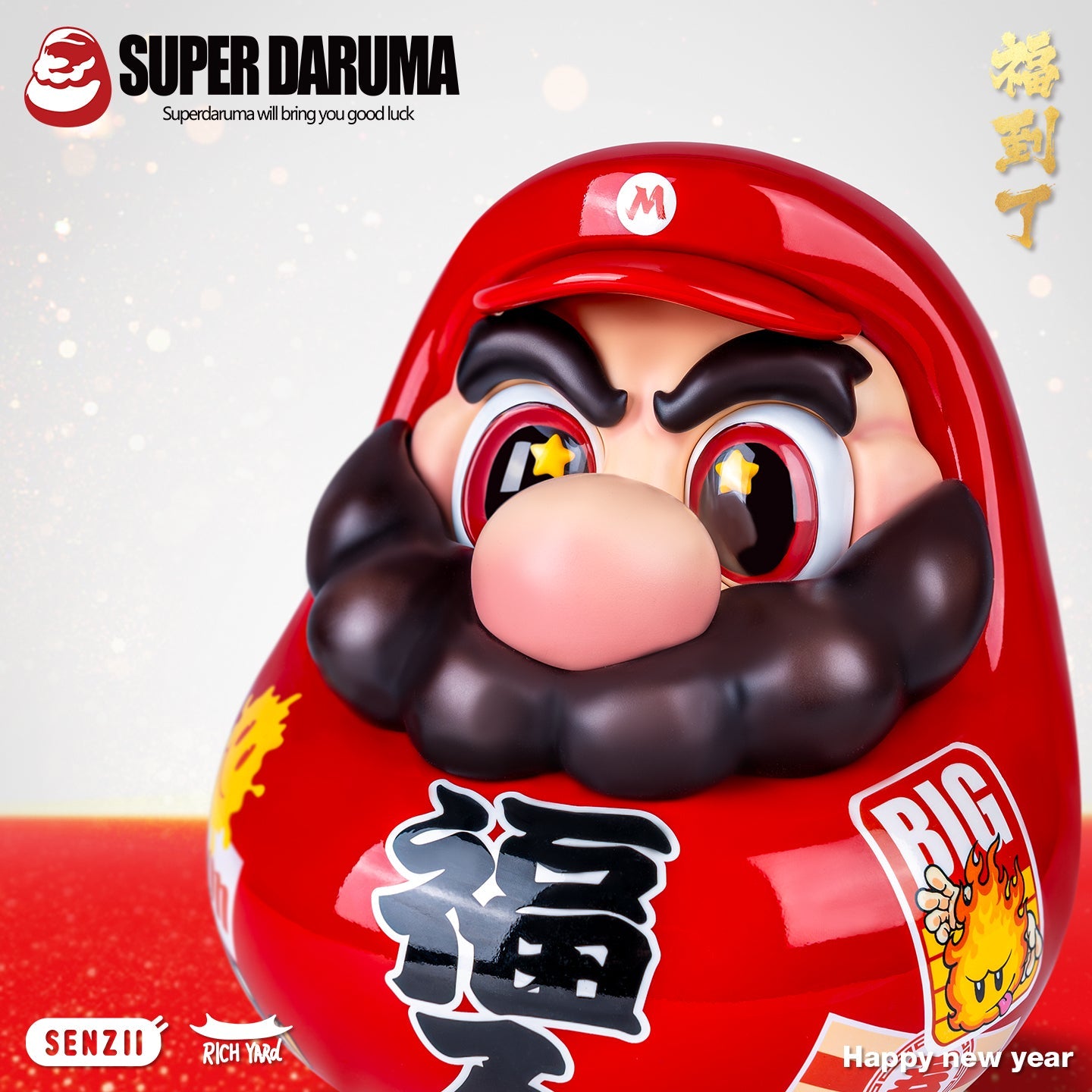 【現貨】SENZII千記商行×超级达摩SuperDaruma 超级达摩《福入》