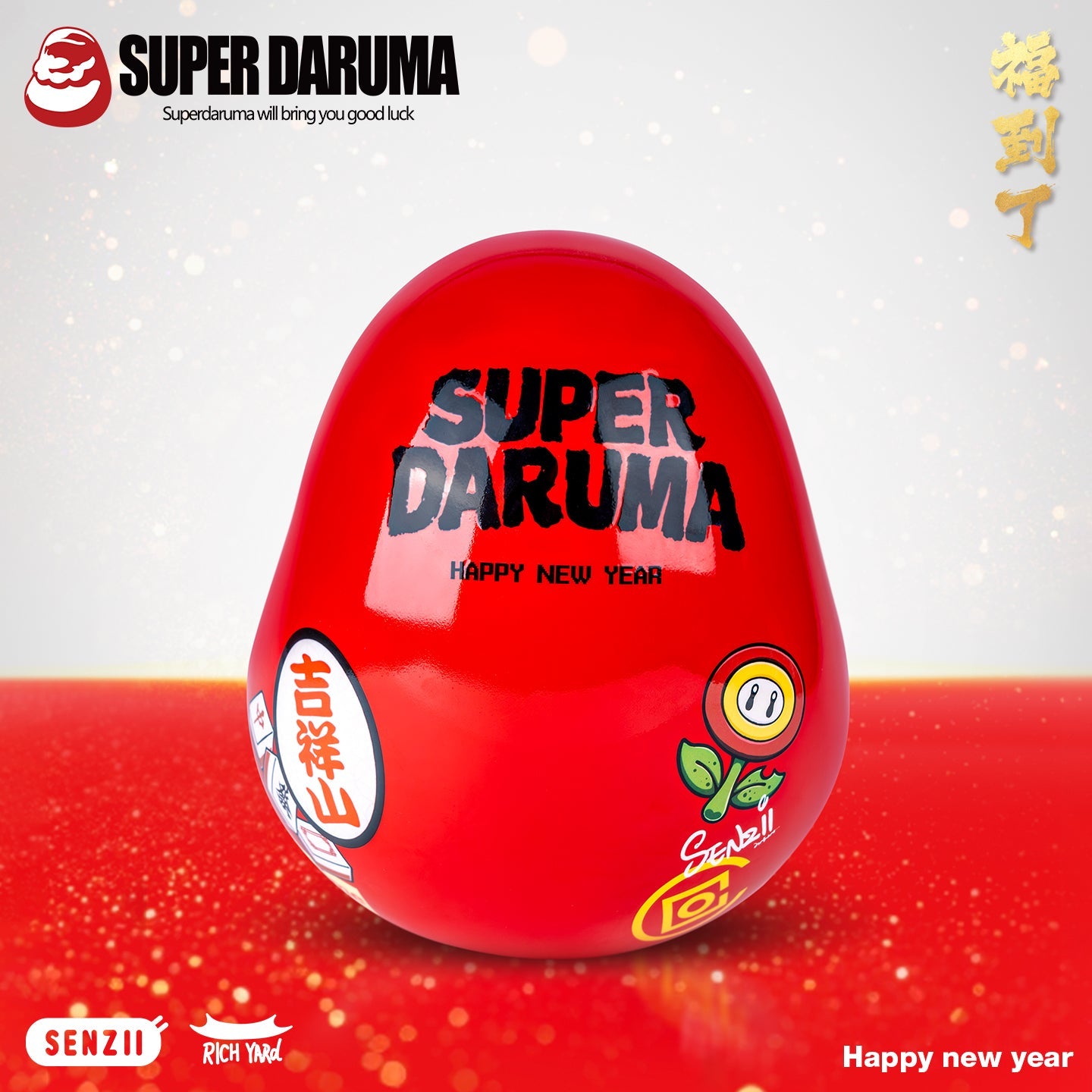 【現貨】SENZII千記商行×超级达摩SuperDaruma 超级达摩《福入》