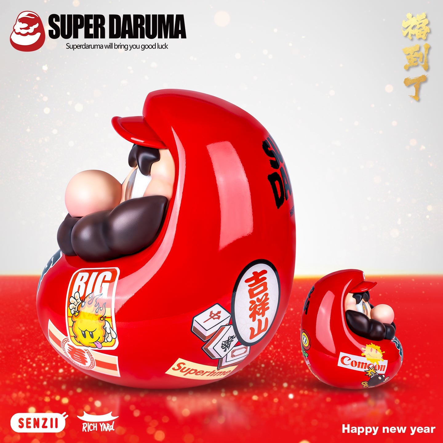 【現貨】SENZII千記商行×超级达摩SuperDaruma 超级达摩《福入》