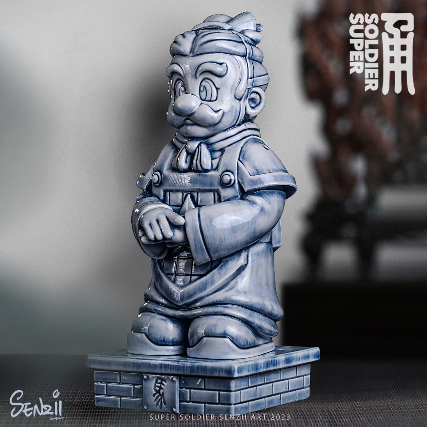 【现货】SENZII千記商行 超级士兵藝術 陶瓷香爐 家居摆设