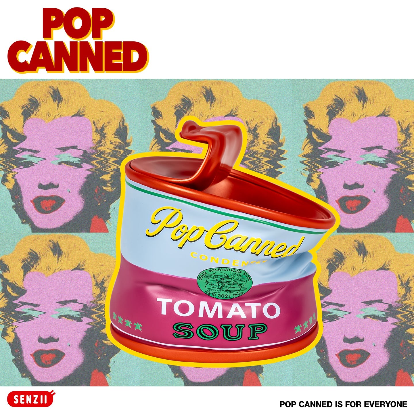 [現貨]SENZII千記商行 POP CANNED 流行罐頭 煙灰缸 多款選擇 家居擺件