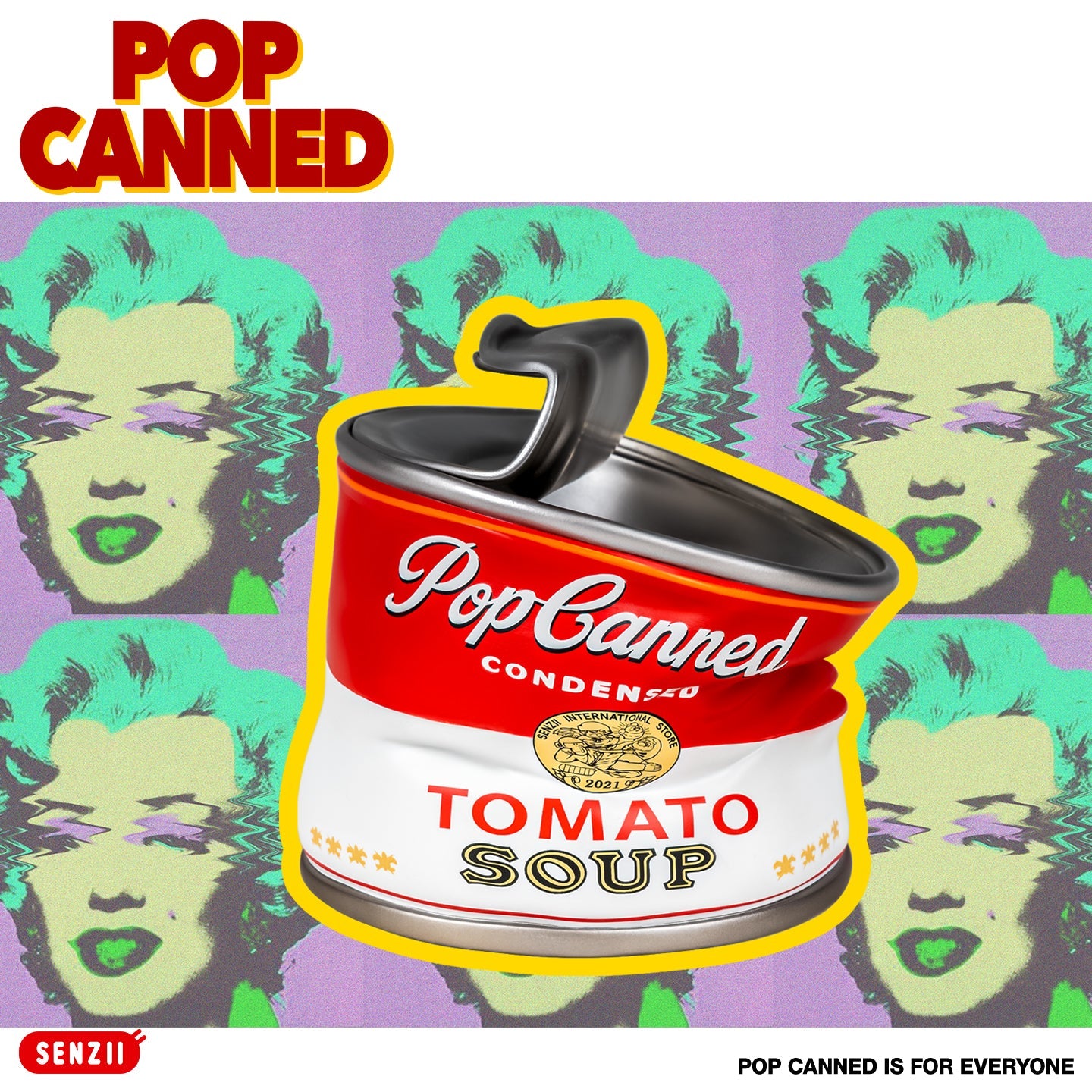 [現貨]SENZII千記商行 POP CANNED 流行罐頭 煙灰缸 多款選擇 家居擺件