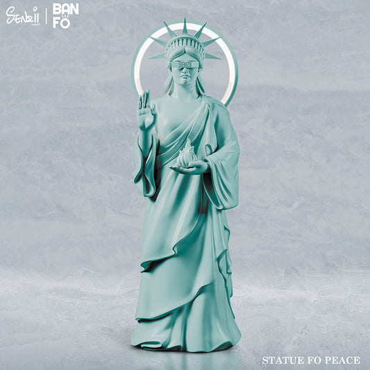 【現貨】SENZII千記商行·BANFO萬佛系列 和平女神像(STATUE OF PEACE) 松石青