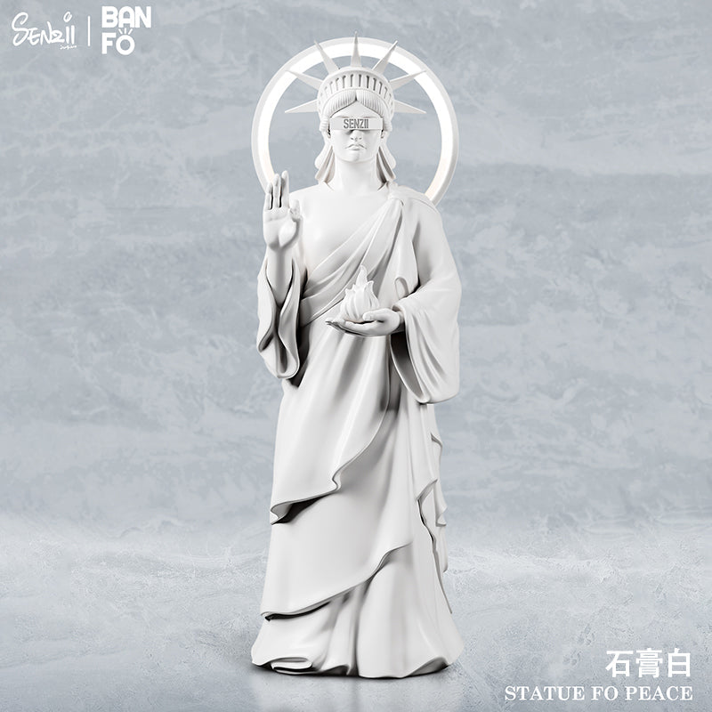 【現貨】SENZII千記商行·BANFO萬佛系列 和平女神像(STATUE OF PEACE) 石膏白