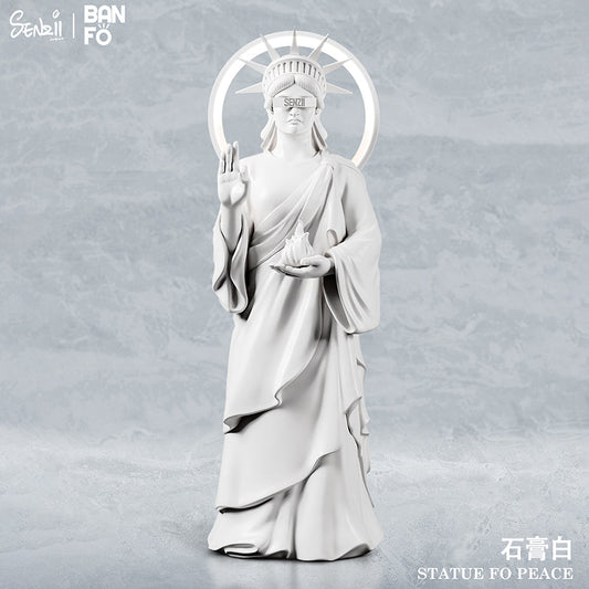 【現貨】SENZII千記商行·BANFO萬佛系列 和平女神像(STATUE OF PEACE) 石膏白