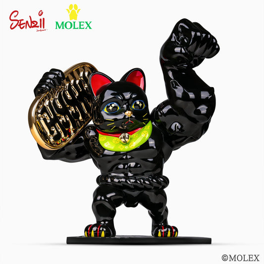 [現貨]SENZII千記商行x財神院子 貓力士MOLEX（金運版）