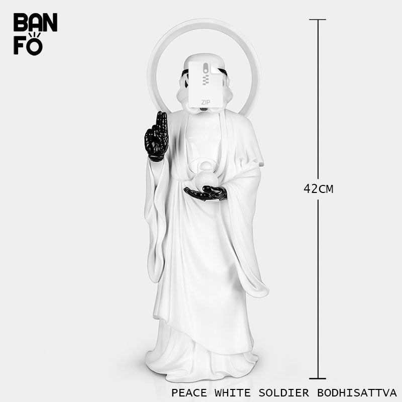 SENZII千記商行·BANFO万佛系列 和平白兵（STOPWARS) 限量100體