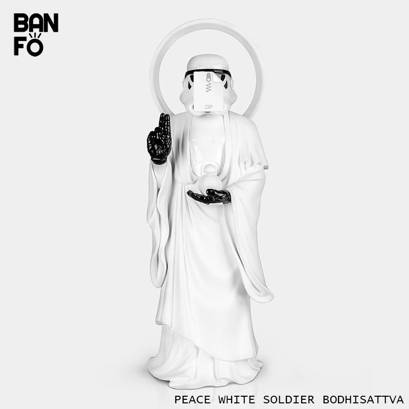 SENZII千記商行·BANFO万佛系列 和平白兵（STOPWARS) 限量100體