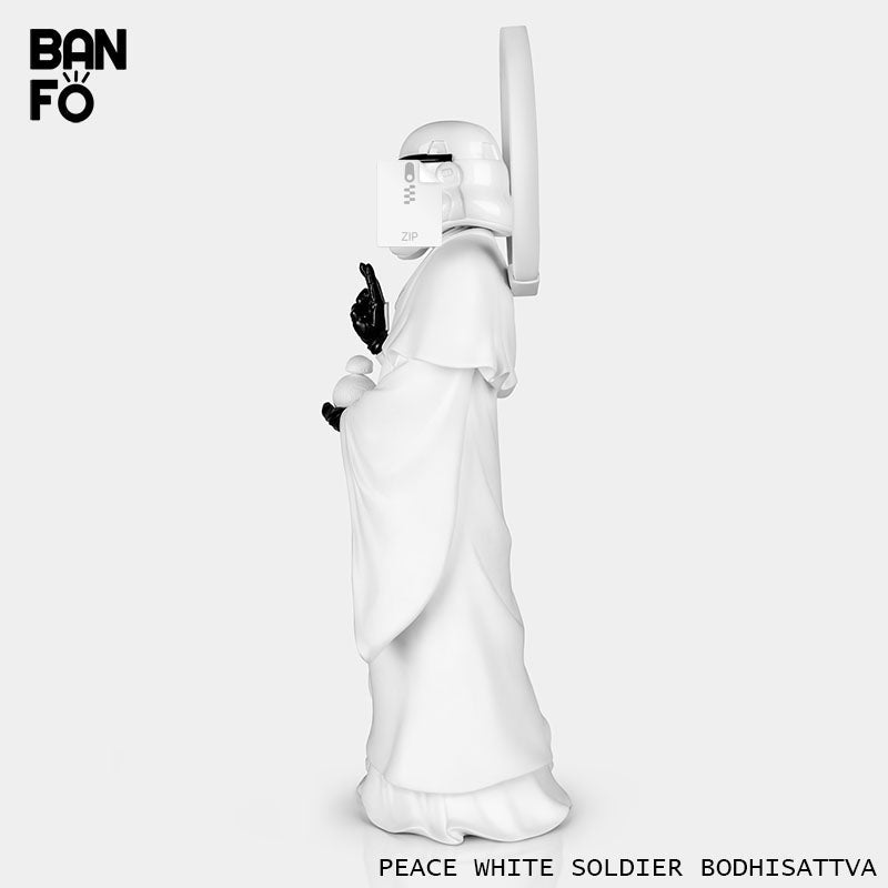 SENZII千記商行·BANFO万佛系列 和平白兵（STOPWARS) 限量100體