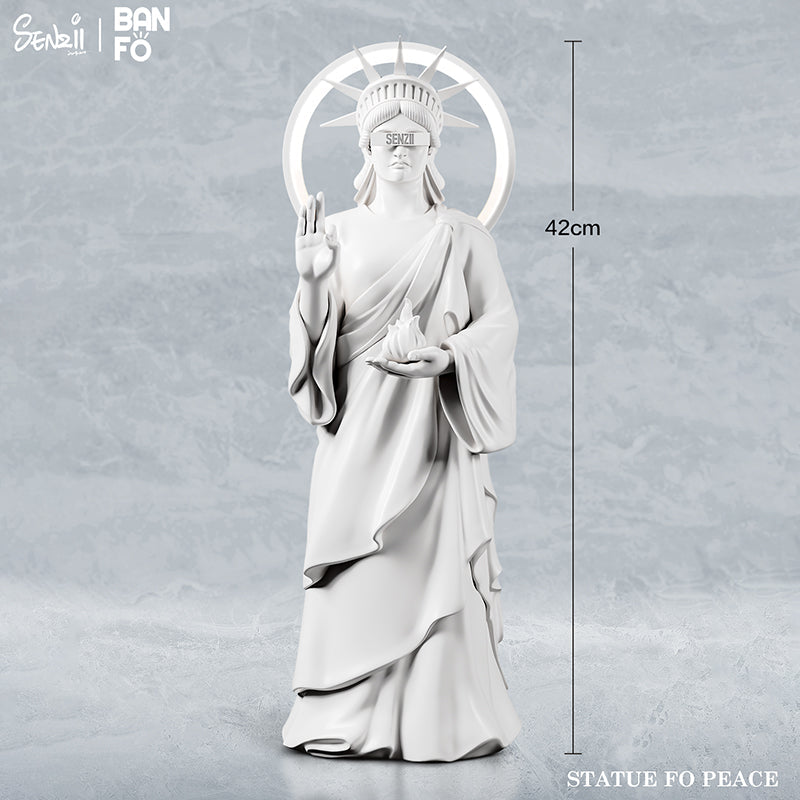 【現貨】SENZII千記商行·BANFO萬佛系列 和平女神像(STATUE OF PEACE) 石膏白