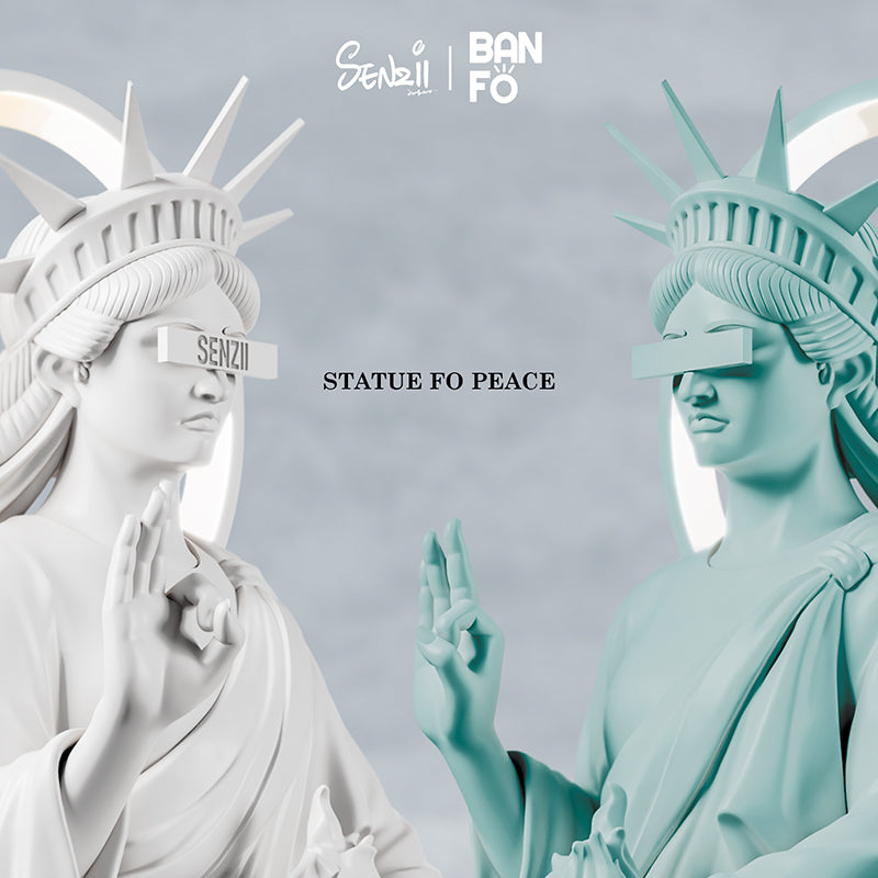 【現貨】SENZII千記商行·BANFO萬佛系列 和平女神像(STATUE OF PEACE) 松石青