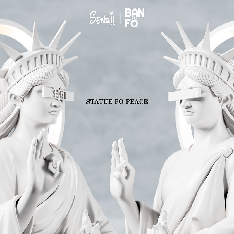 【現貨】SENZII千記商行·BANFO萬佛系列 和平女神像(STATUE OF PEACE) 石膏白