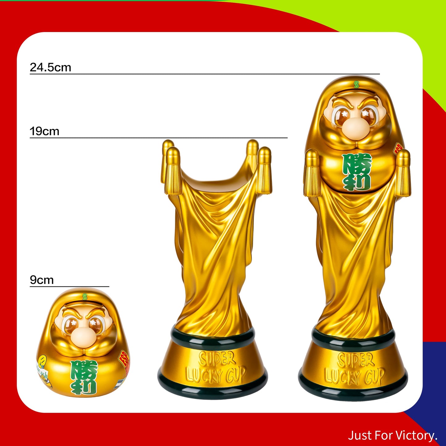 【現貨】SENZII千記商行×超級達摩-《勝利》超級好運杯Superluckycup