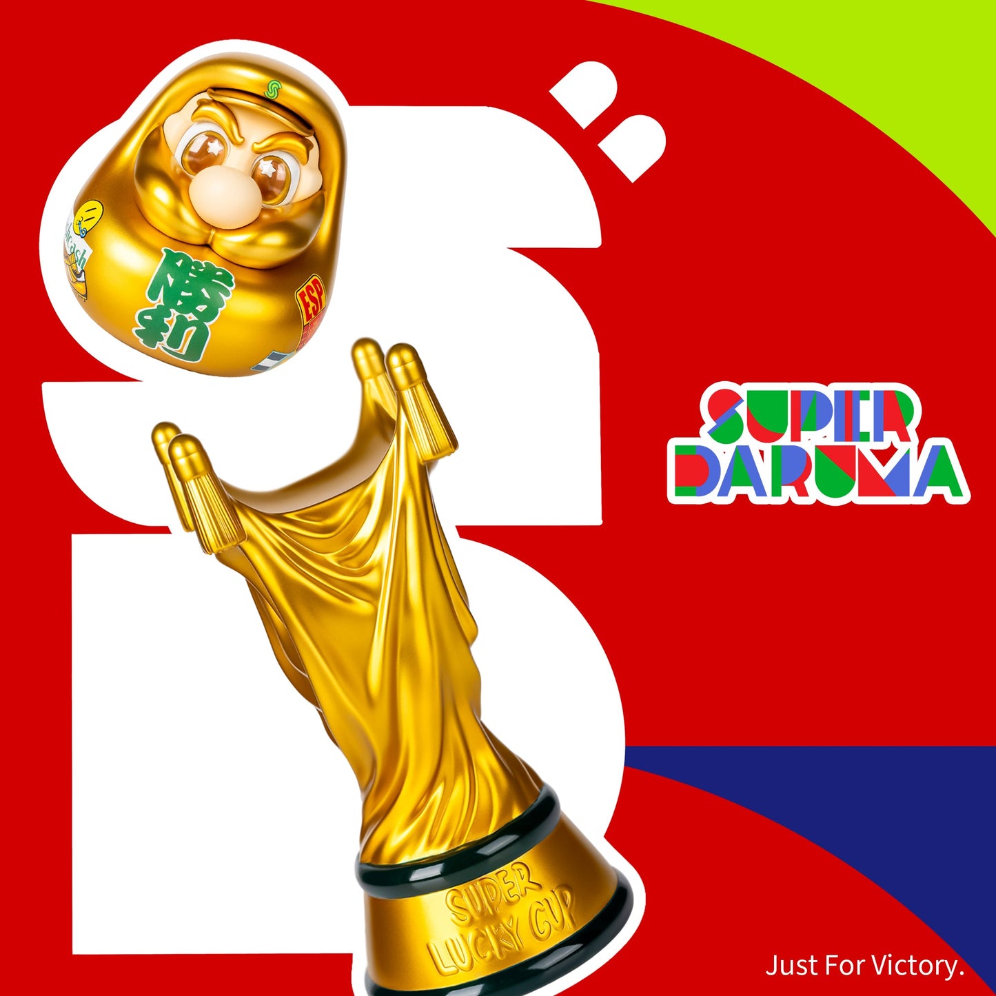 【現貨】SENZII千記商行×超級達摩-《勝利》超級好運杯Superluckycup