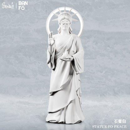 【現貨】SENZII千記商行·BANFO萬佛系列 和平女神像(STATUE OF PEACE) 石膏白