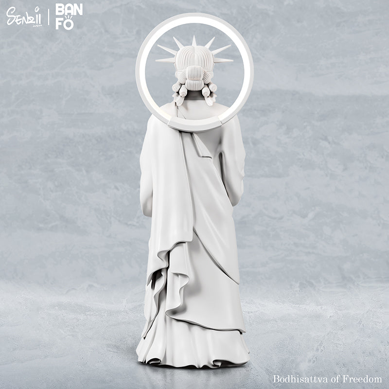 【現貨】SENZII千記商行·BANFO萬佛系列 和平女神像(STATUE OF PEACE) 石膏白