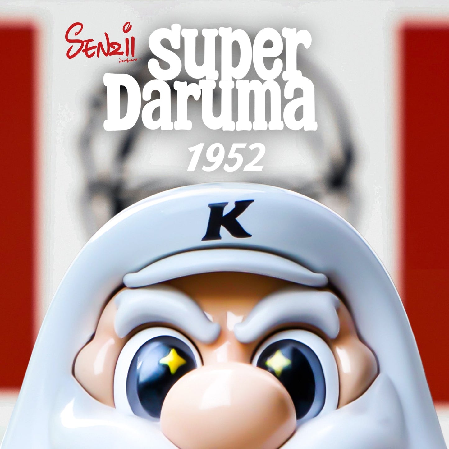 "In Stock" SENZII x God of Wealth Courtyard Super Daruma - Health