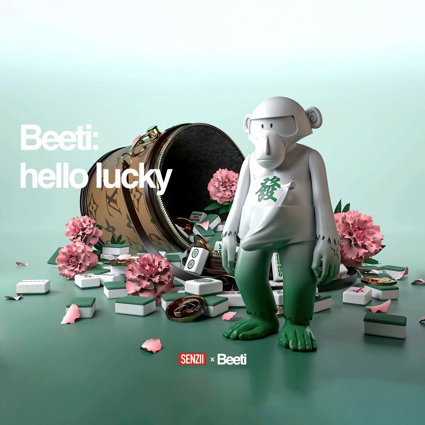 【現貨】SENZII千記商行xBeeti HELLO系列-LUCKY 發財