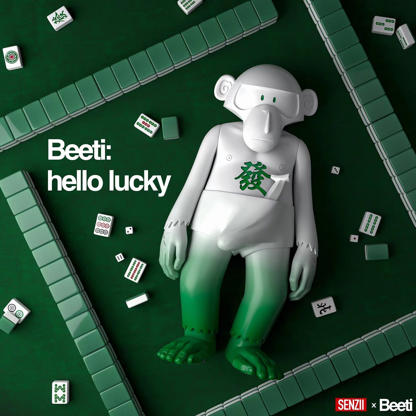 【現貨】SENZII千記商行xBeeti HELLO系列-LUCKY 發財